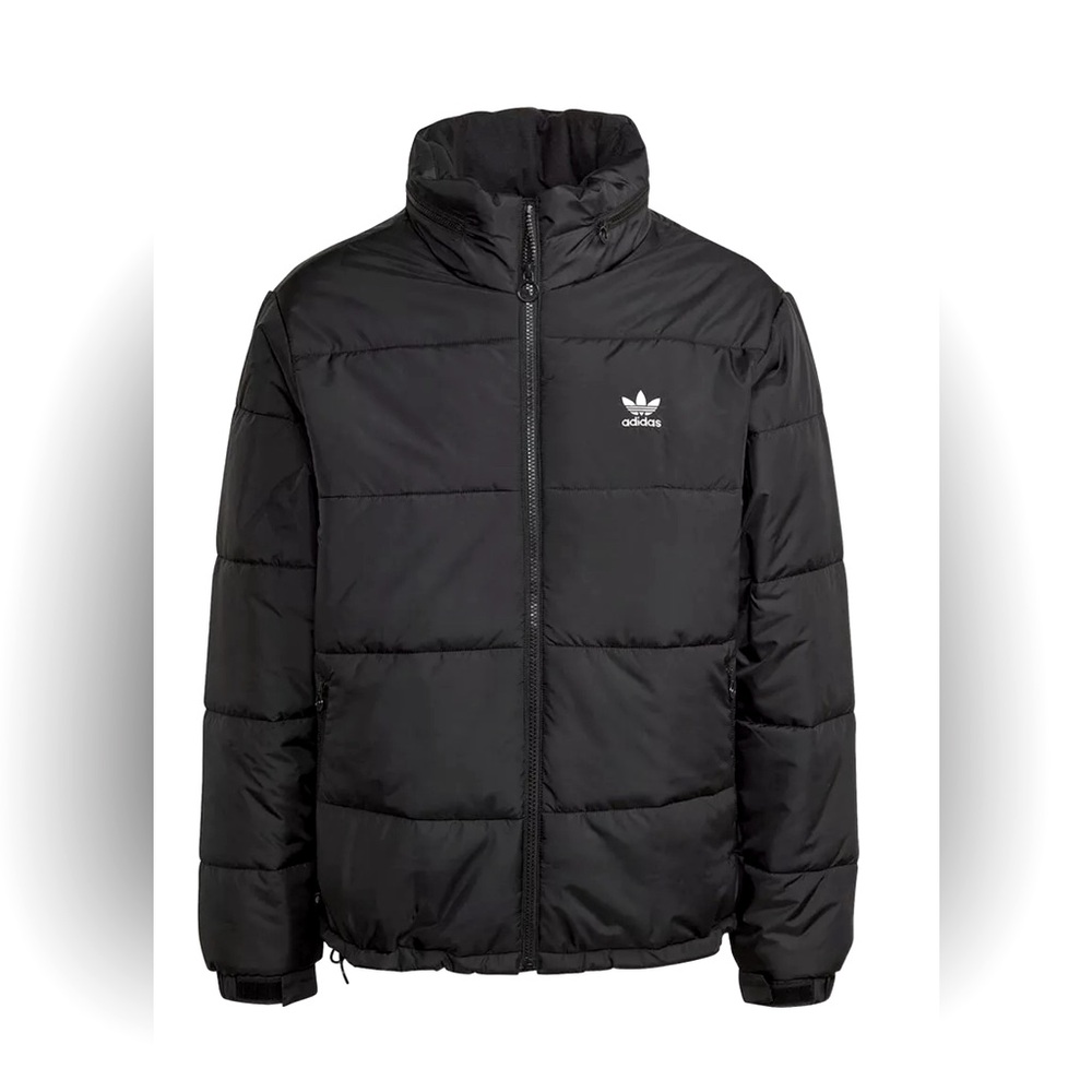 New with tags Adidas Men's trefoil Padded Puffer Jacket Black XL